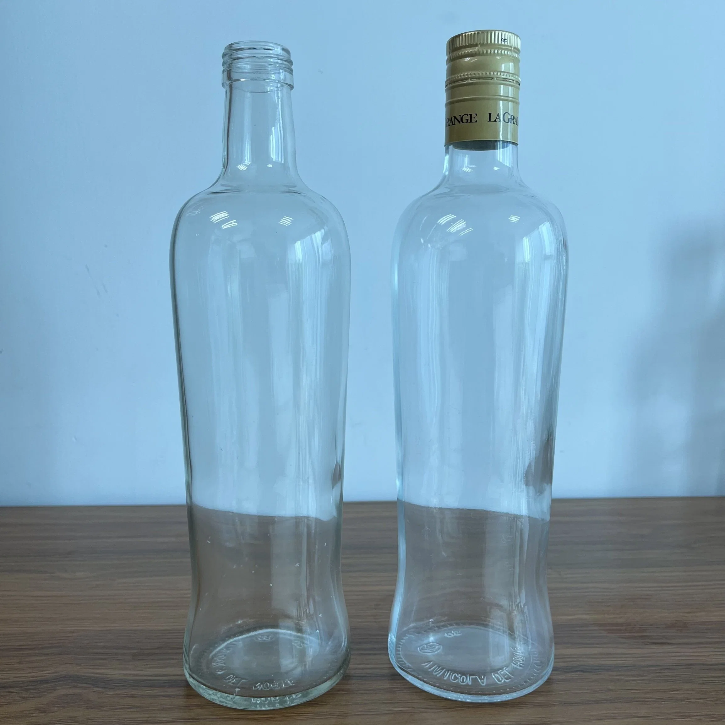 Transparent Bottle/ Vodka Bottle/ Wine Bottle/Crystal Glass Bottle/Tequila Bottle