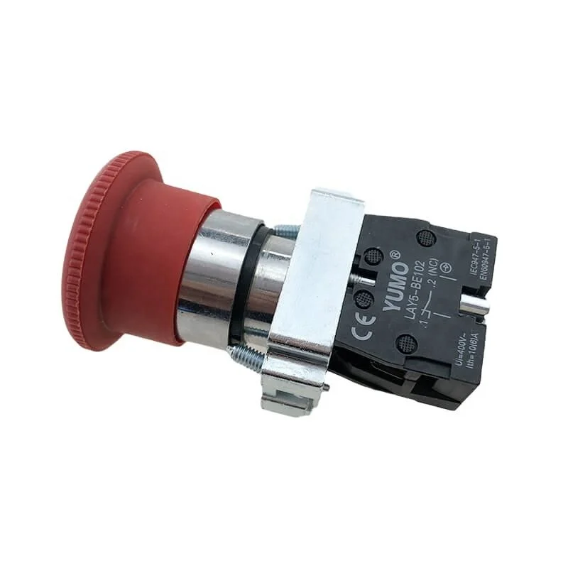 Turn to Release Mushroom Pull and Turn Switch Red Emergency Switch