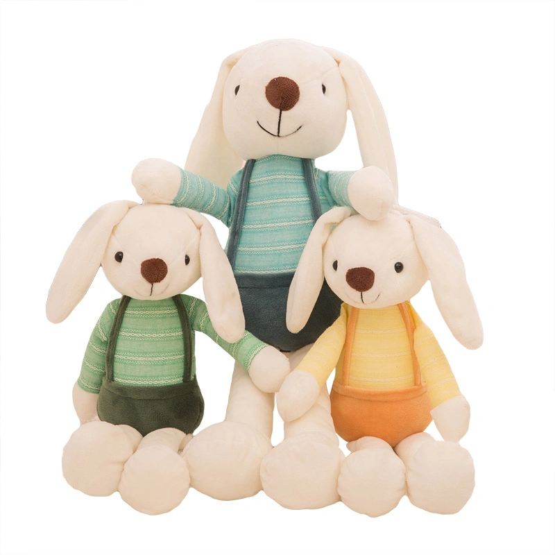 Fábrica bebé niños suave de Pascua Push suave de peluche conejito de peluche de peluche Juguete