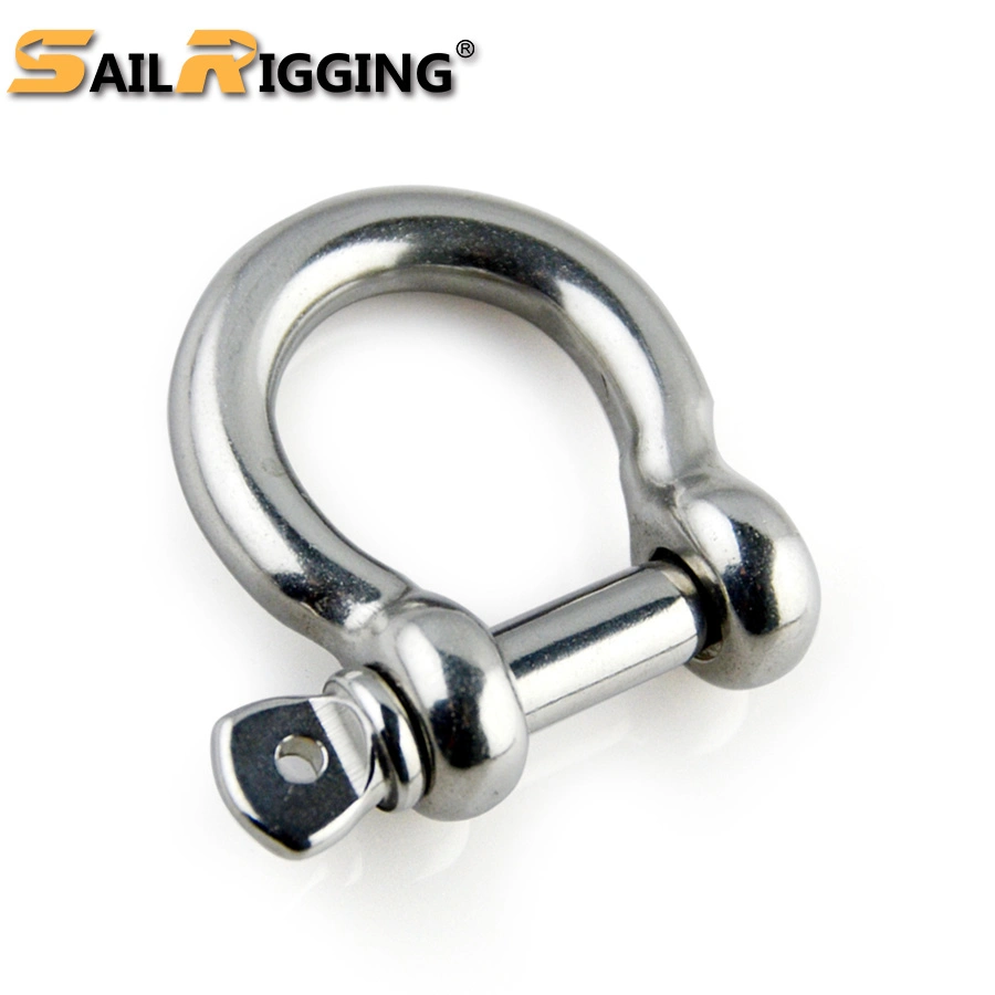 Shackle Factory High quality/High cost performance Rigging Hardware Stainless Steel European Style Bow Shackle