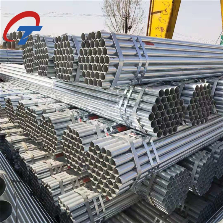 Q195 Q345 St37 St42 25mm 2inch 3inch Galvanized Steel Round Pipe for Industry