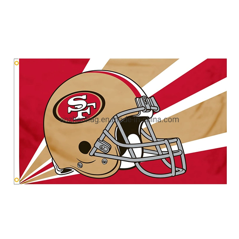 Специальный полиэстер 3*5 Custom NFL SF San Francisco 49ers Football Флаги команды