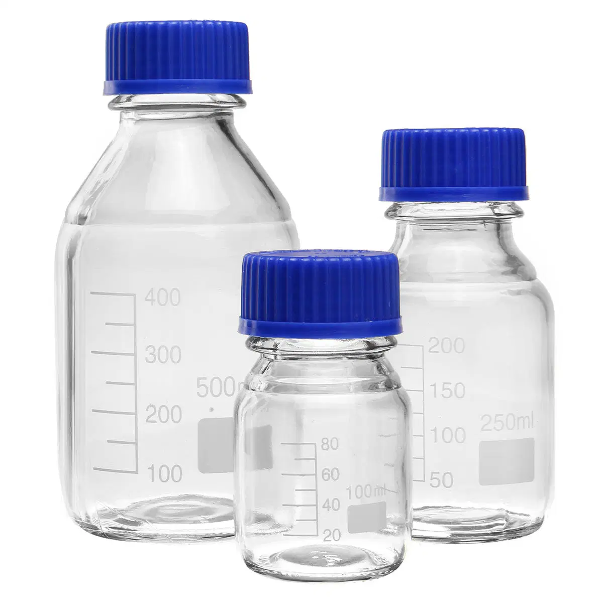 500ml Wide Mouth Reagent Media Storage Lab Glass Bottle