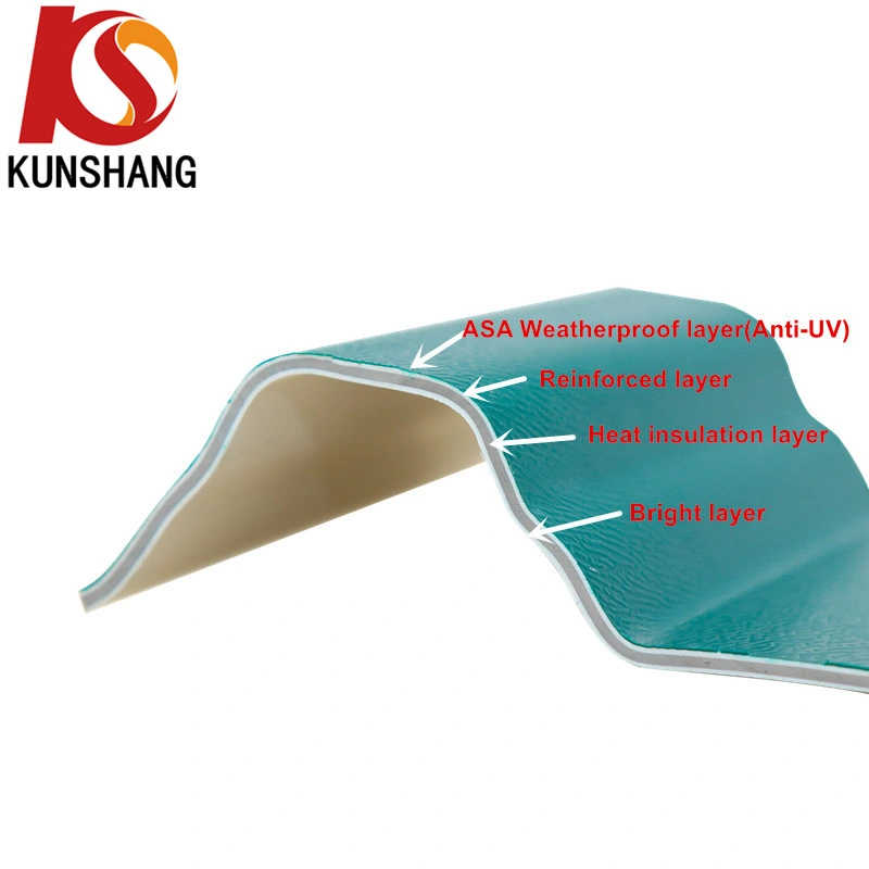 ASA Coated Heat-Insulation Corrugated UPVC Roof Sheets/Cover