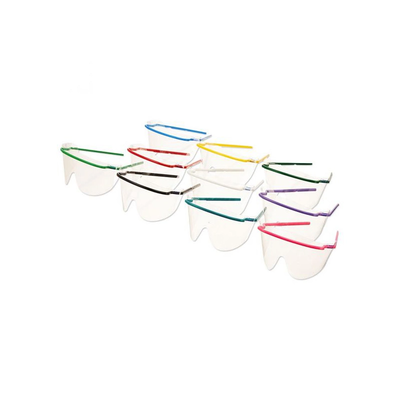 Disposable Safety Eyewear Plastic Eye Shield Dental Eye Protection Safety Goggles Face Sheild