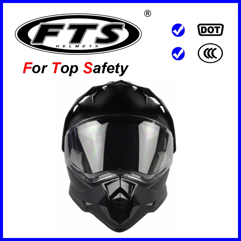 DOT Approved Cross Helmets off Road Motorcycle Helmets with Double Visors ABS Safety Protector