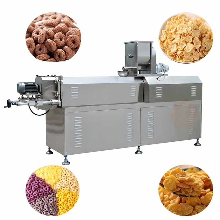 Automatic Breakfast Cereals Making Machine Grain Product Processing Line