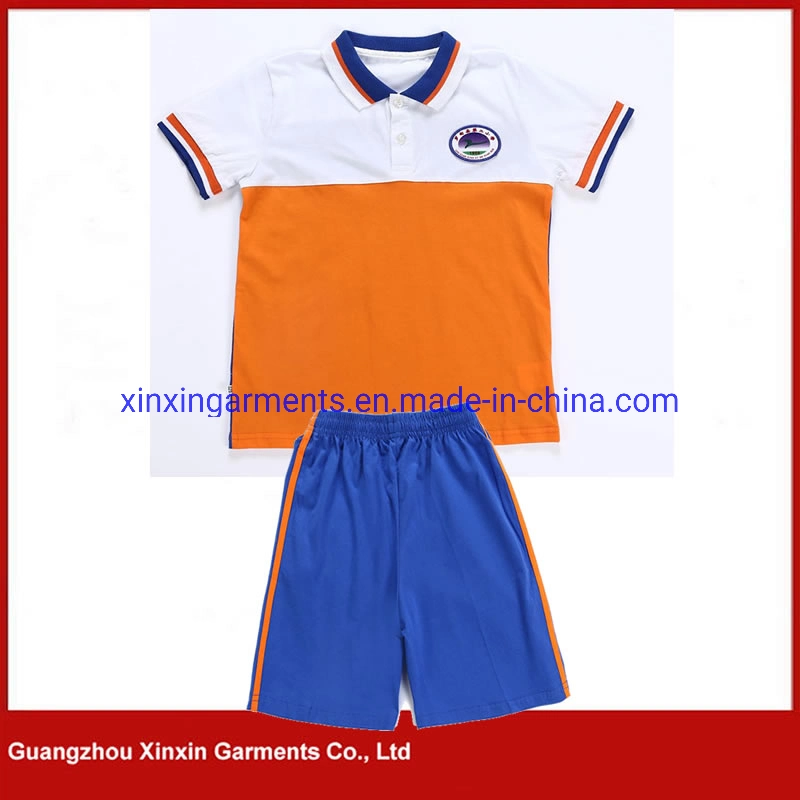 100% Polyester 160g Mesh Custom Sublimation Running Short for Kids School Running Wear (U114)