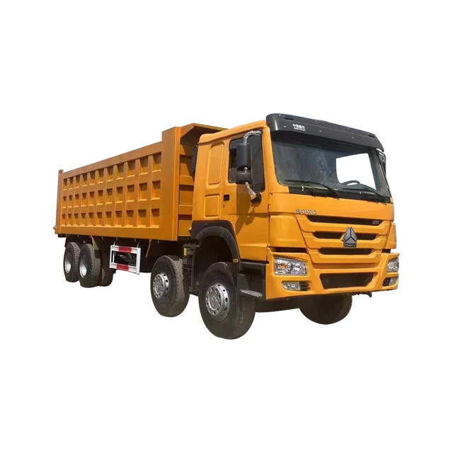 HOWO Tipper Dumper Two Double Front Axle Mining Truck for Sale in Africa