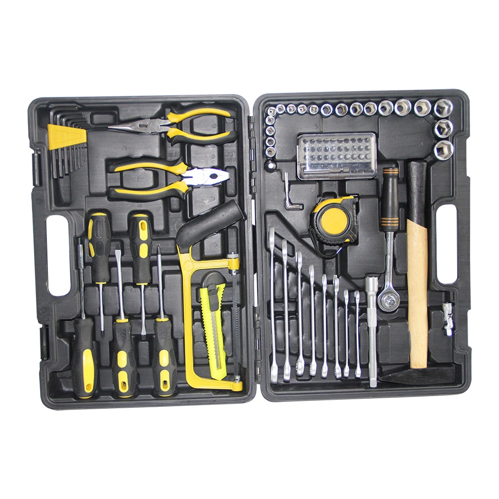 84 PC Tool Kit avec 3.6V Tournevis sans fil pour les hommes Les femmes et des ménages d'accueil, de réparation complet Home Tool Kit de bricolage, les étudiants de collège, avec la boîte à outils solides