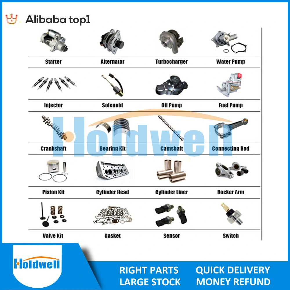 Replacement Korea/Korean 3A165 3b183 4A200 4A220 4b243 3c100W Daedong Dieseal Engine Spare Parts for Tractor Genset Refrigeration Unit Excavator Loader Ship