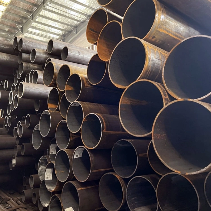 Carbon Seamless Steel Pipes ASTM A252 A500 DIN1626 Hollow Carbon Steel Tubes Seamless Casing and Tubing