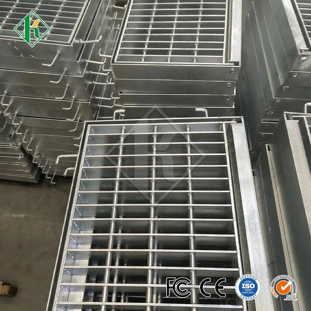 Kaiheng Galvanized Bar Grating Manufacturer Perforated Metal Trench Covers China Drain Covers