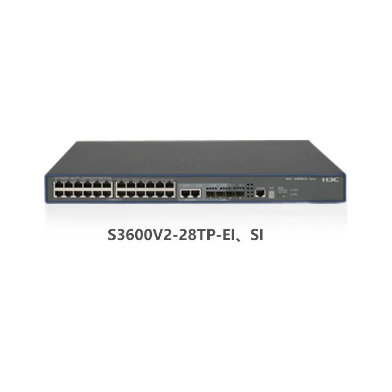 S3600V Pwr-Ei2-28tp-commutateur réseau Ethernet Commutateur intelligent Mainnet souple