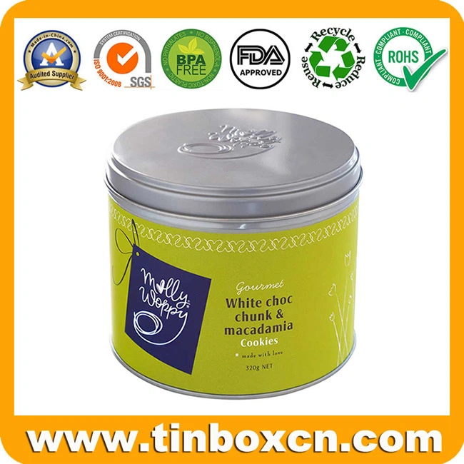 Round Tin Can for Metal Food Packaging, Food Tin Box