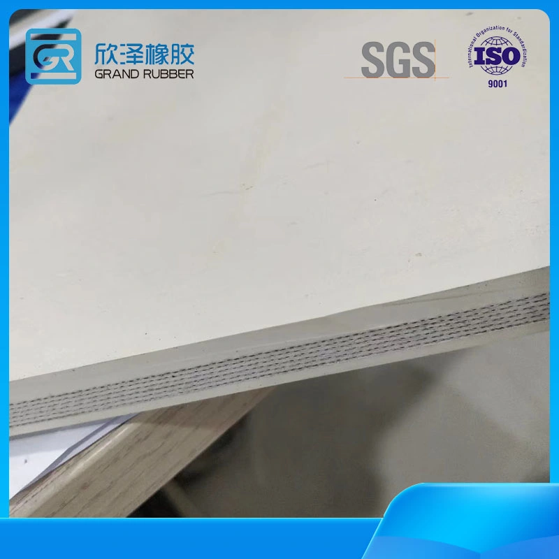 Rough Surface Washboard Pattern White Conveyor Belts for Sealing Machine