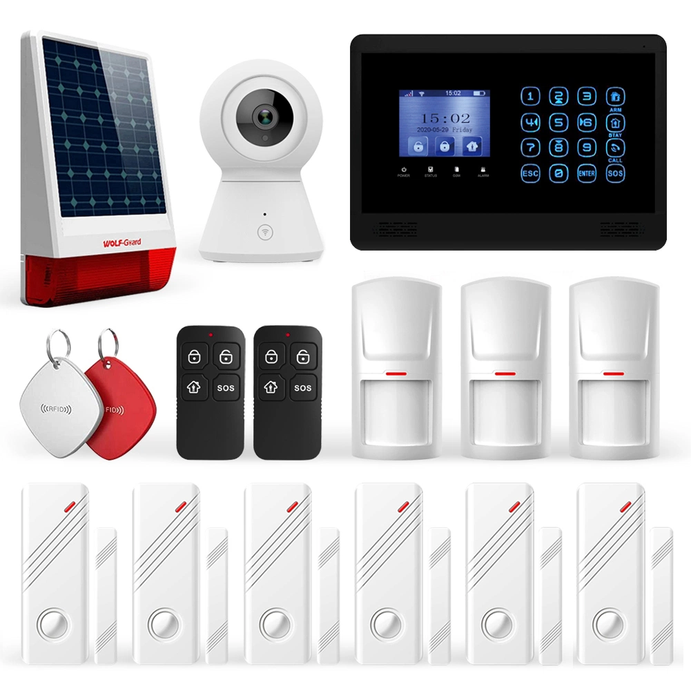 4G WiFi Tuya Smart Life Wireless Security Home Alarm with Alexa and Google