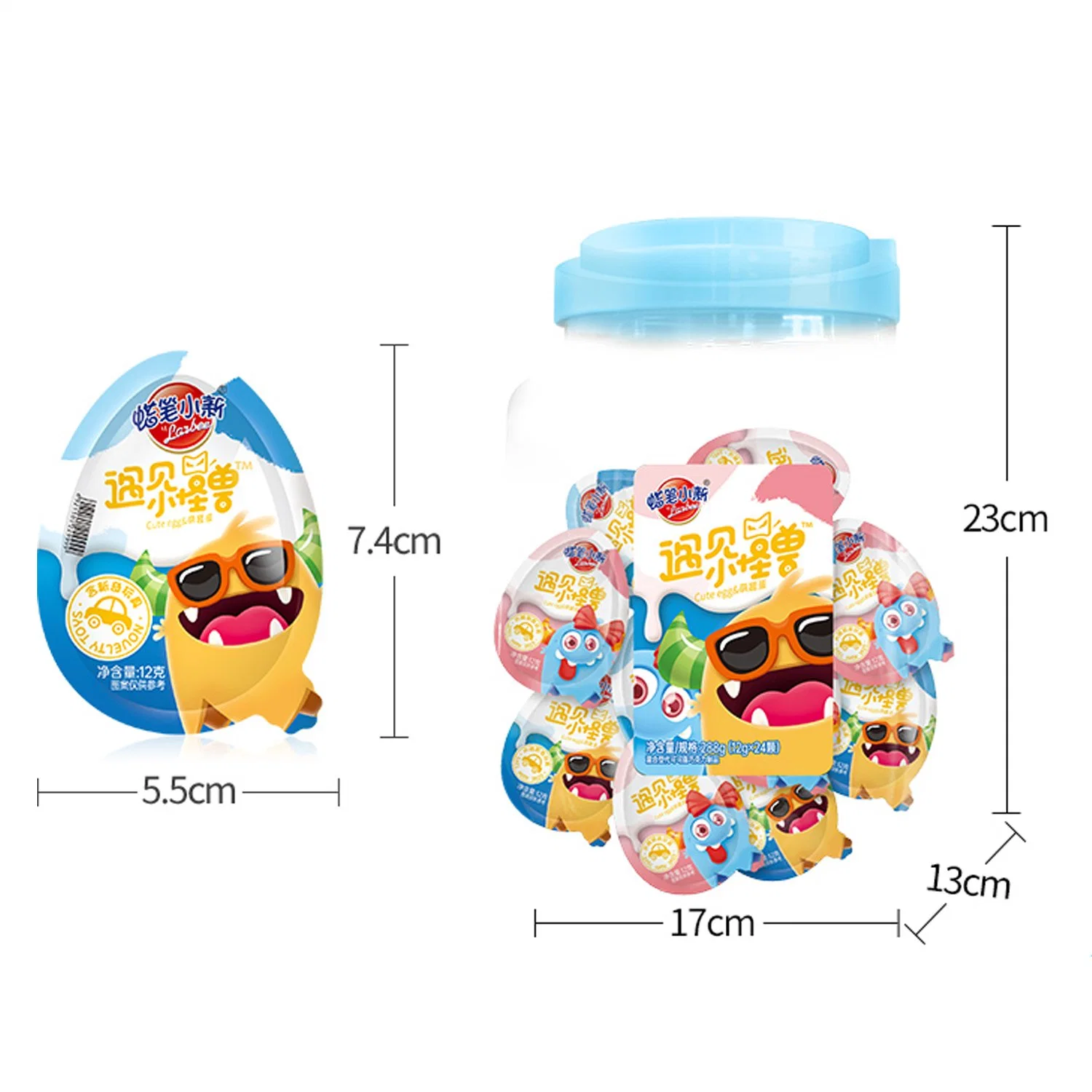 New Design Toy Candy Chocolate Egg From Larbee Factory