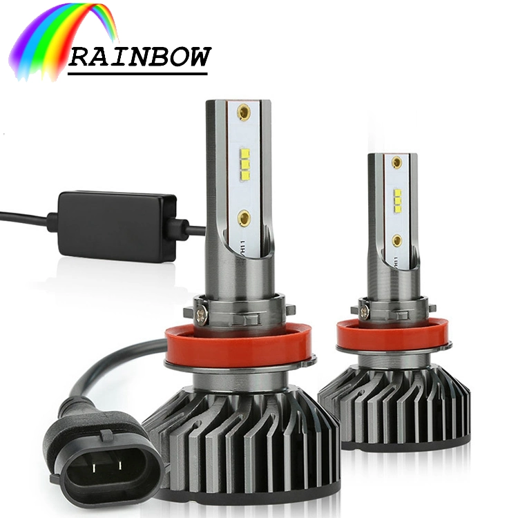 LED Dual Color Car Headlight Bulb H4 H7 H11 9005 Hb3 9006 Hb4 H1 Auto Headlamp Fog Lights Warm White 12V Lamp