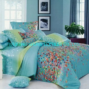 4PC Printed Polyester Comfortable Set, Bed Sheets and Pillowcases