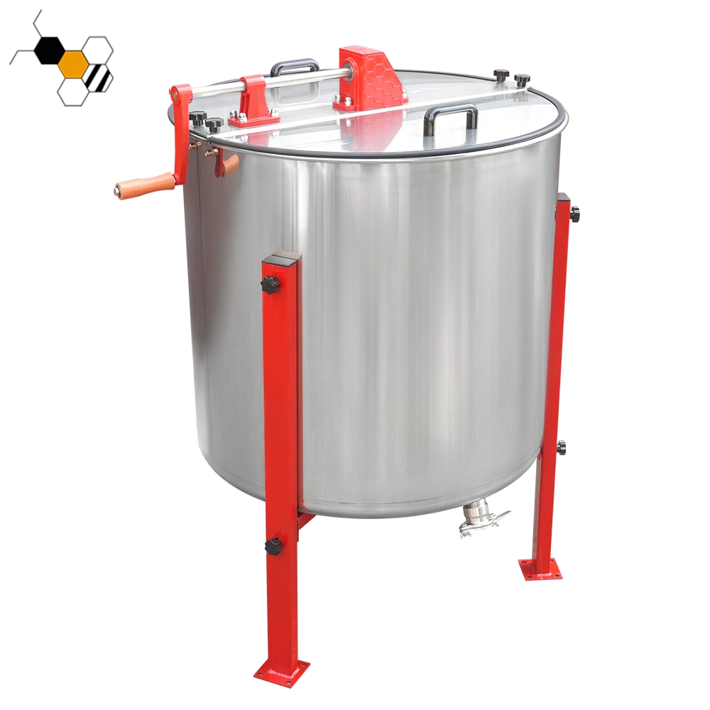 8 Frame Honey Extractor Reversible Radial Manual Bee Processing Machine for Sale