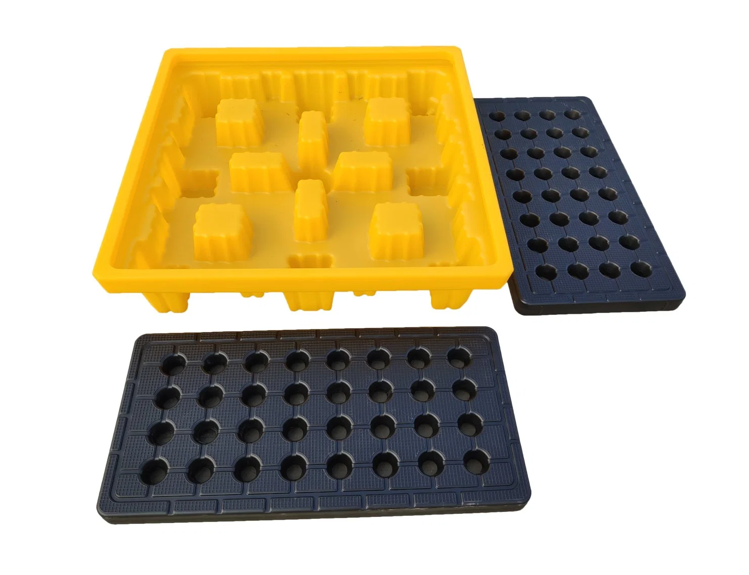 Sai-U Plastic Spill Pallets Chemical Storage Leakproof Poly 4 Drums Oil