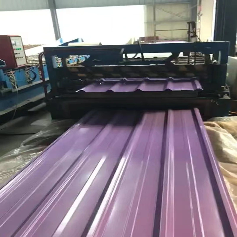 PE HDP Pre-Painted Color Coated Cold Rolled Laser Cut Decoration Stainless Steel Galvanized Corrugated Sheet for Tile Steel Roofing Sheet/Plate