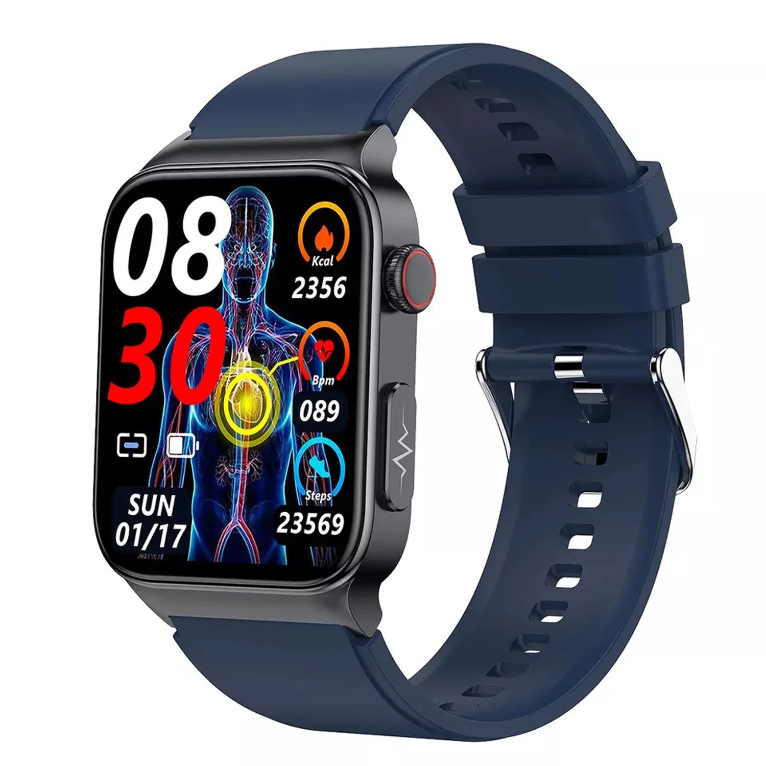 Herren Full Touch Screen Sport Fitness Geeignete Smart Watch