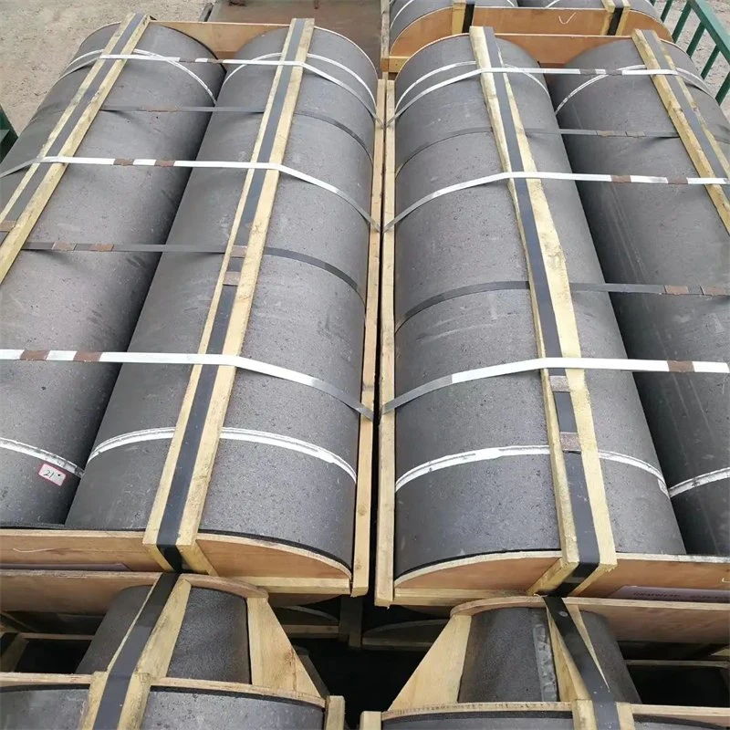 Low Resistance UHP Shp HP RP Graphite Electrode for Melting Copper