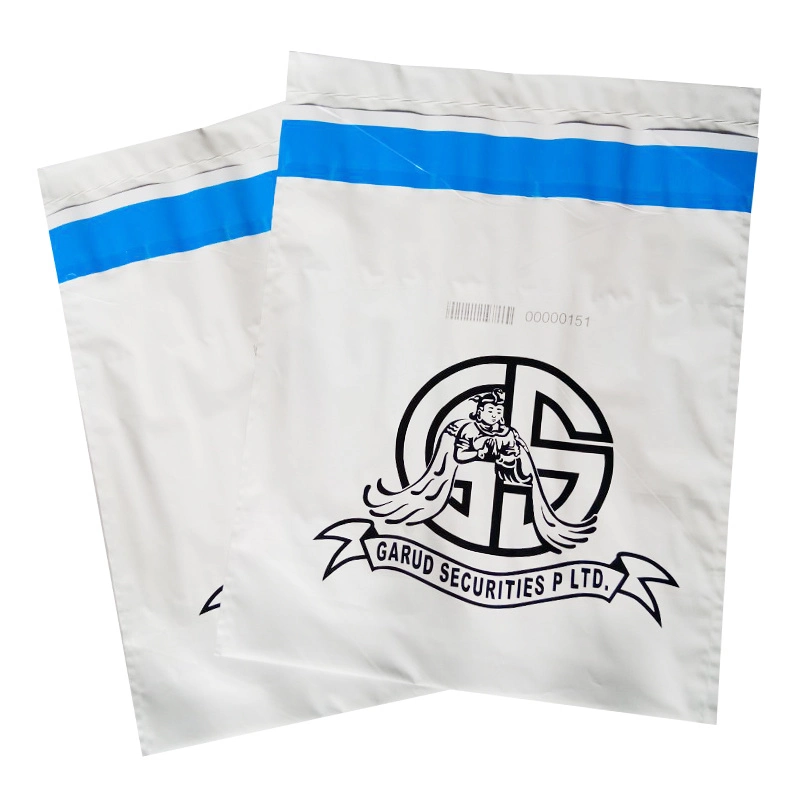 Tamper Proof Transparent Security Bag with Level 4 Closure Tape Deposit Plastic