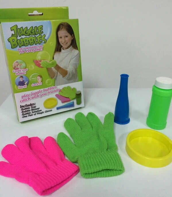 Funny Magic Juggle Bubbles with Gloves