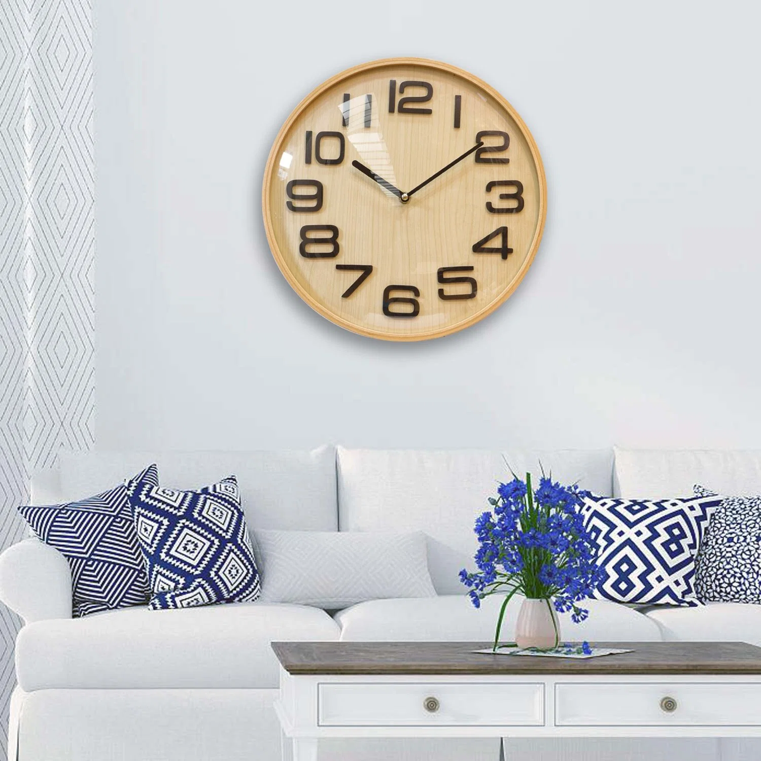 Heißer Verkauf Holz Wanduhr für Promotion-Geschenk mit Custom Logo