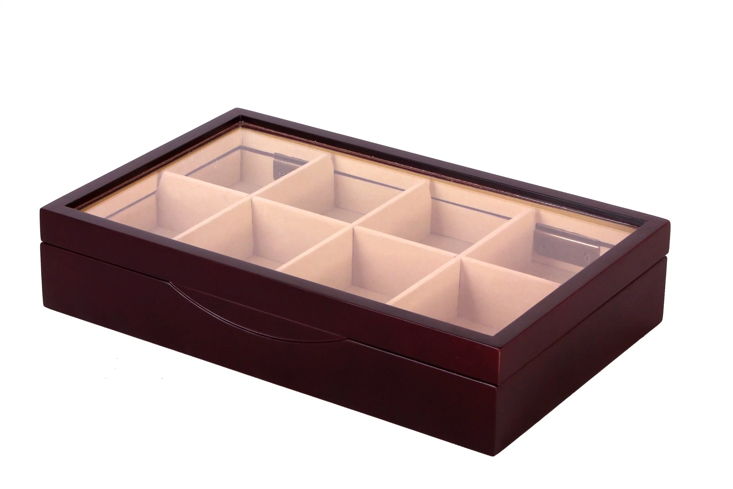 Novo Design Preto Nice sacos de chá de madeira caixas de apresentação e o suporte de armazenamento