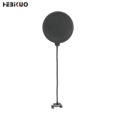 Wholesale/Supplier Studio High quality/High cost performance  Dual Layer Custom Microphone Pop Filter with Goose Neck