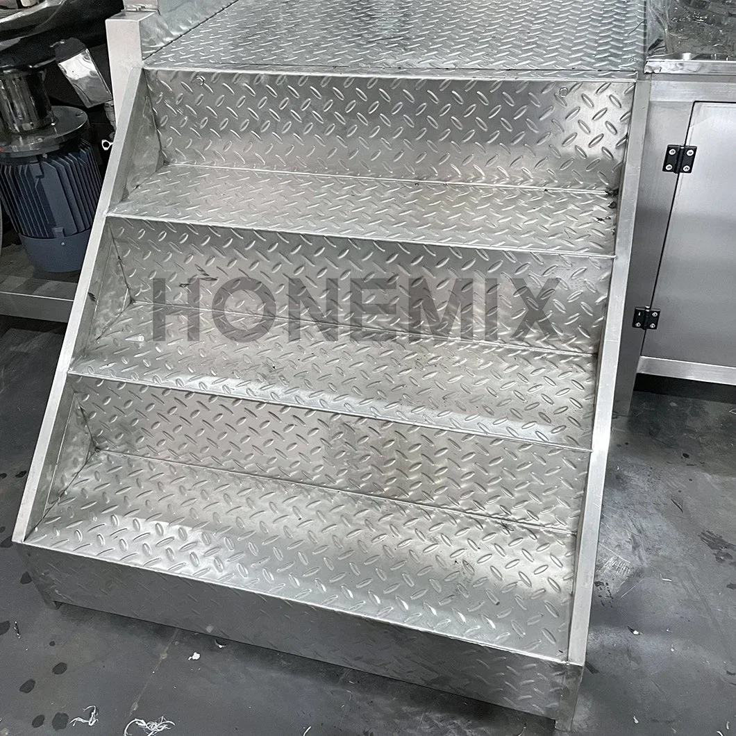 Honemix 200L Vacuum Mixer Homogenizer Machine, Food Grade Homogenizer and Mixer Cosmetic