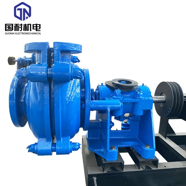 Horizontal Mining Slurry Pump High Chrome Alloy Mud Pumps Sewage Pump High Head Slurry Pumps End Sand Suctionpump