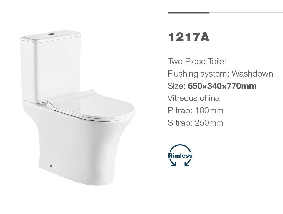 Wholesale/Supplier Bathroom Luxury Sanitary Ware Closet Couple Two Piece Toilet