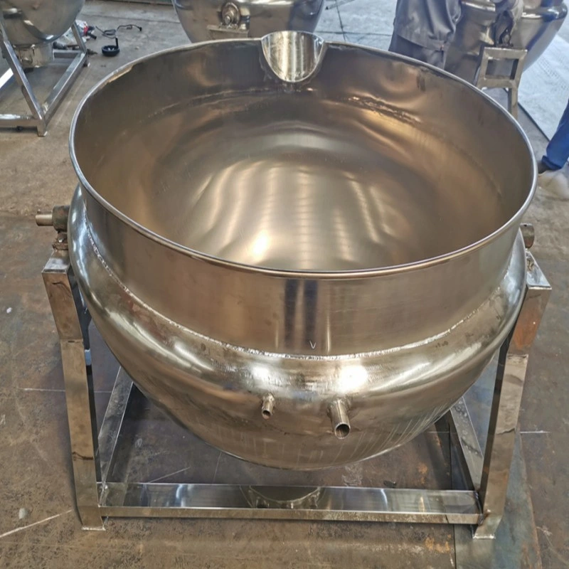 Sandwich Pot Steaming Pot Stirring Pot Fully Automatic Stainless Steel Frying Pot Braised Meat Steam Steaming Pot