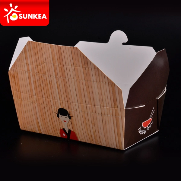 Wholesale/Supplier Disposable Takeaway Food-Grade Customized Color Printed Paper Food Containers