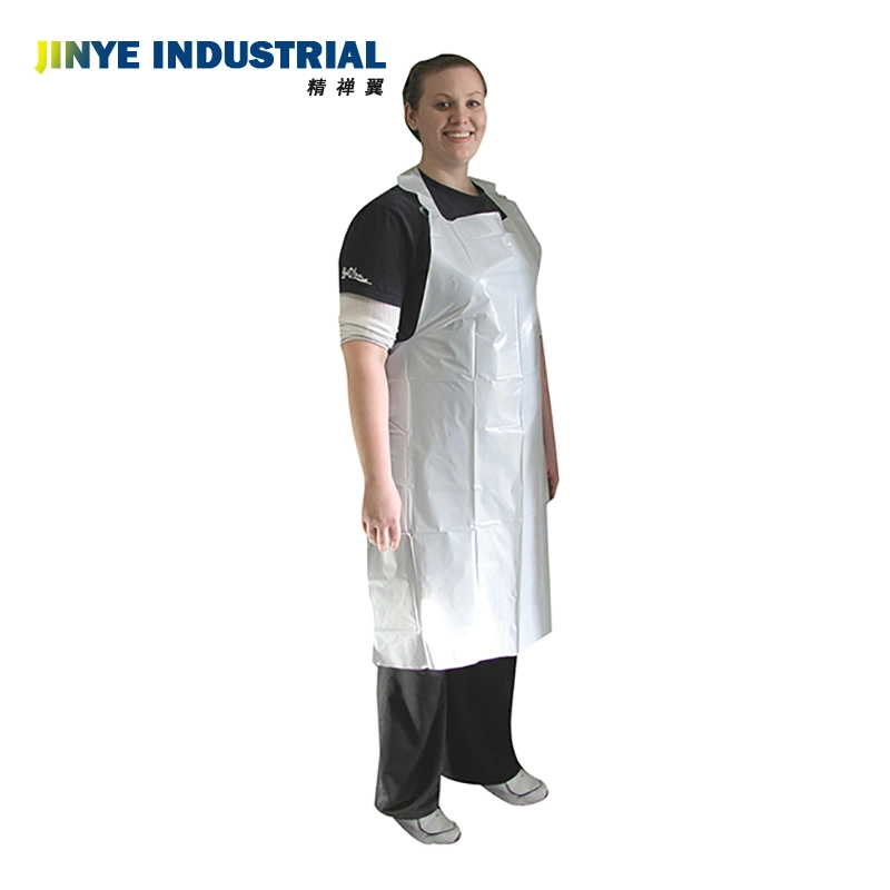 Waterproof Plastic Bib Apron Food Grade Disposable PE Aprons