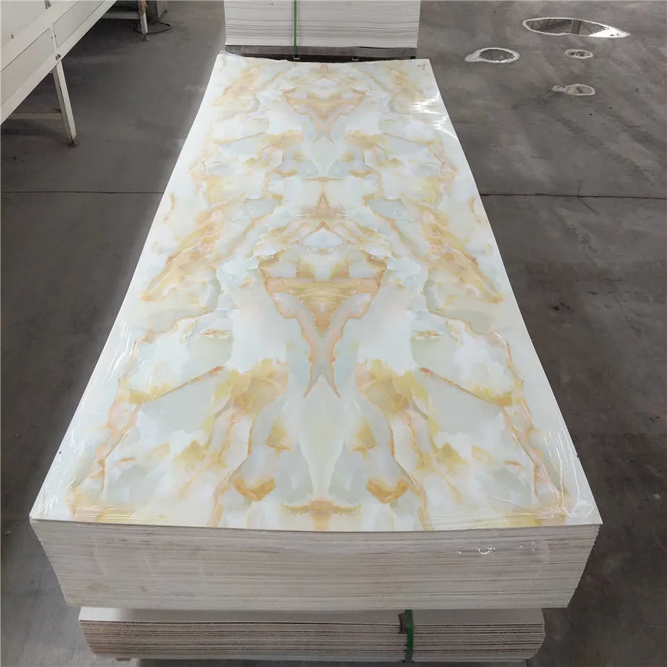 3mm 4*8 1220*2440mm Interior Decorative PVC UV Marble Sheet Board