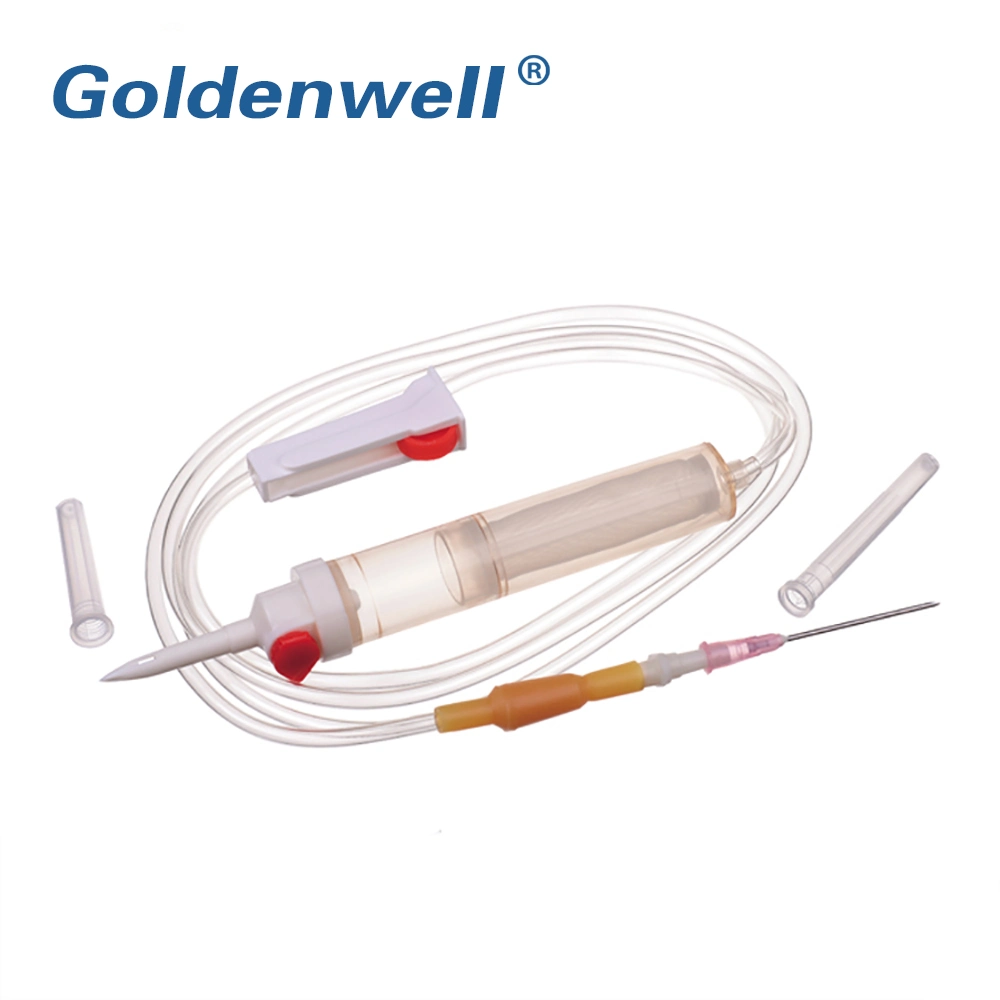 Sterile Blood Transfusion Set with Needle From Manufacturer for Single Use with Ce Approval