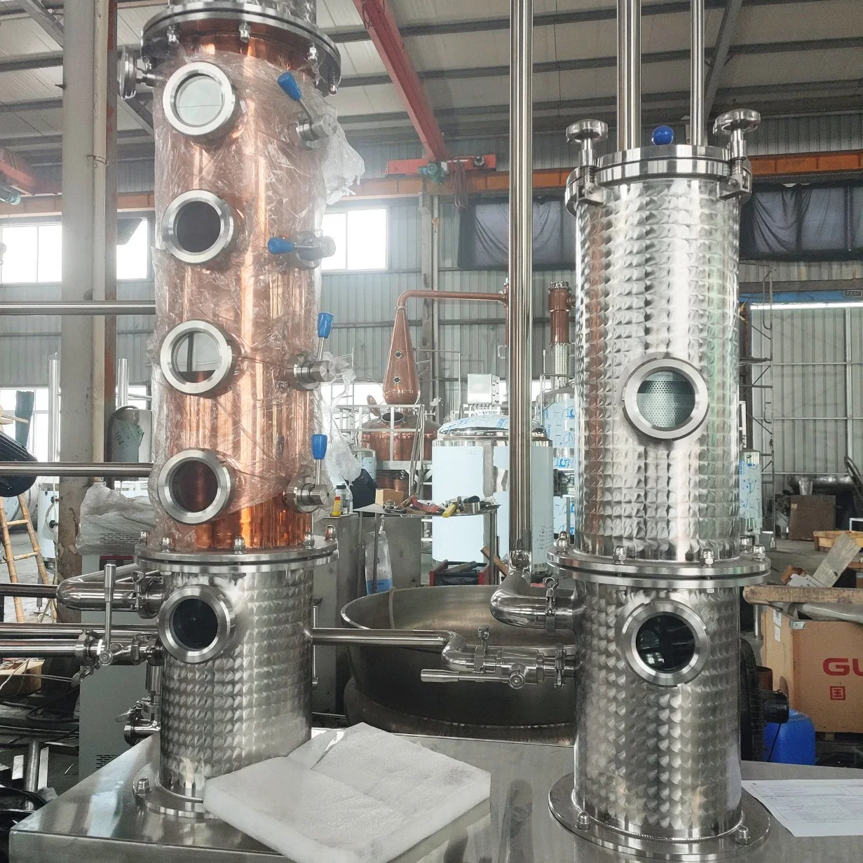 Vacuum Negative Pressure Stainless Steel Tank Distillation Equipment