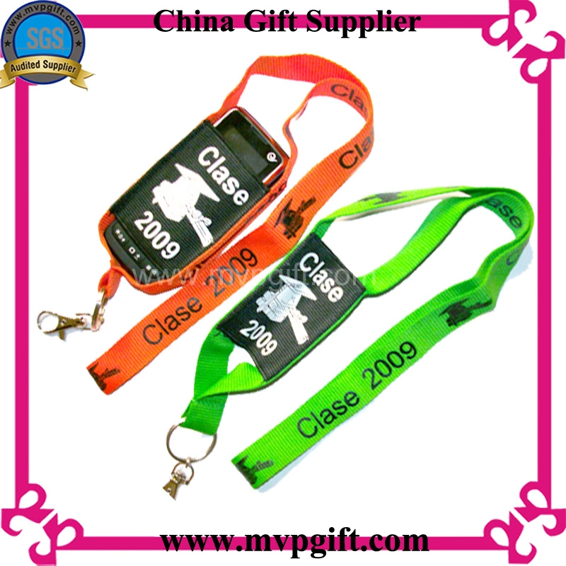 2017 Polyester Lanyard with Badge Reel for Company/School