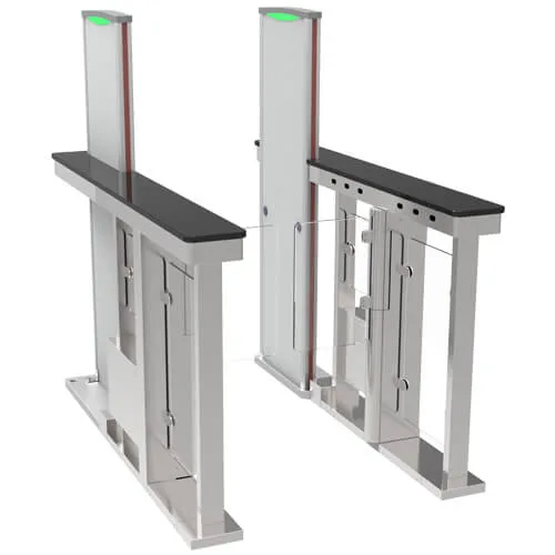 Metal Detector Integrated Access Control Security Swing Turnstile Gate Speed Turnstile