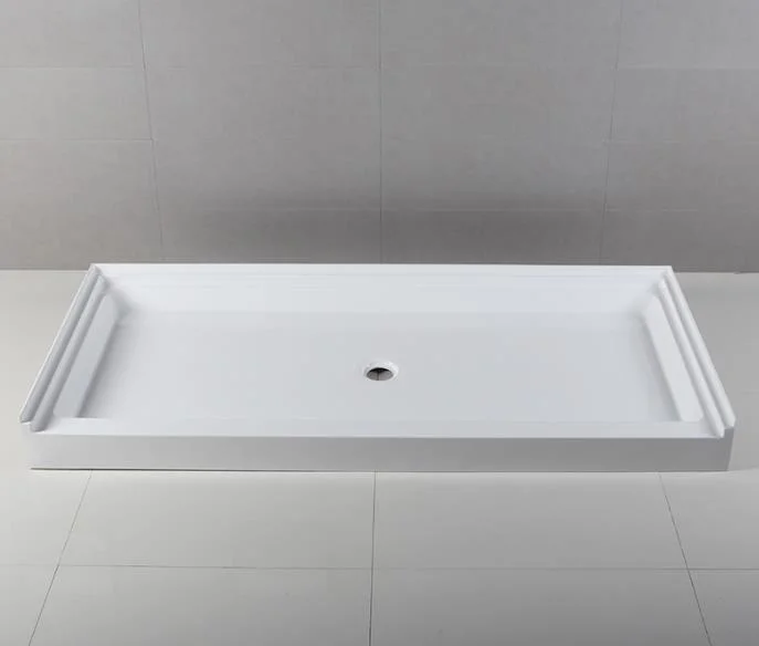 Rectangle Acrylic Integral Flange Shower Tray Plate with Cupc Approval 78X36inch