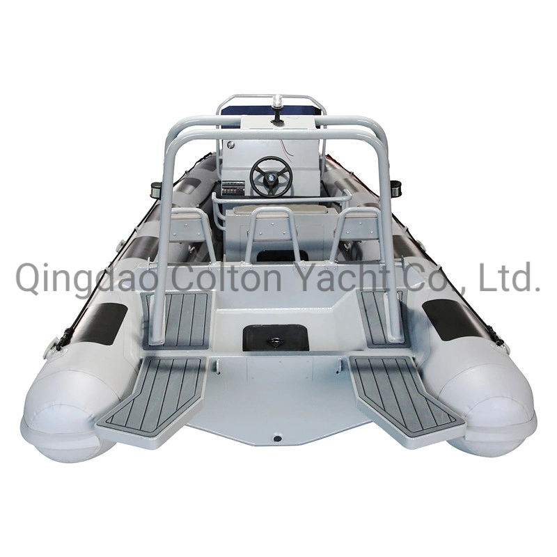 580cm Barco Rígido Inflable de Aluminio, Barcos de Pesca, Barco Rib y Barco de Consola Central