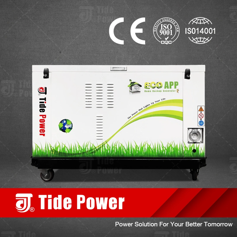 Tide Power Ecoapp Home Backup Gas Generator, LPG/Natural Gas Bifuel Generator, 7kw, 8kw, 10kw, 11kw, 16kw and 20kw