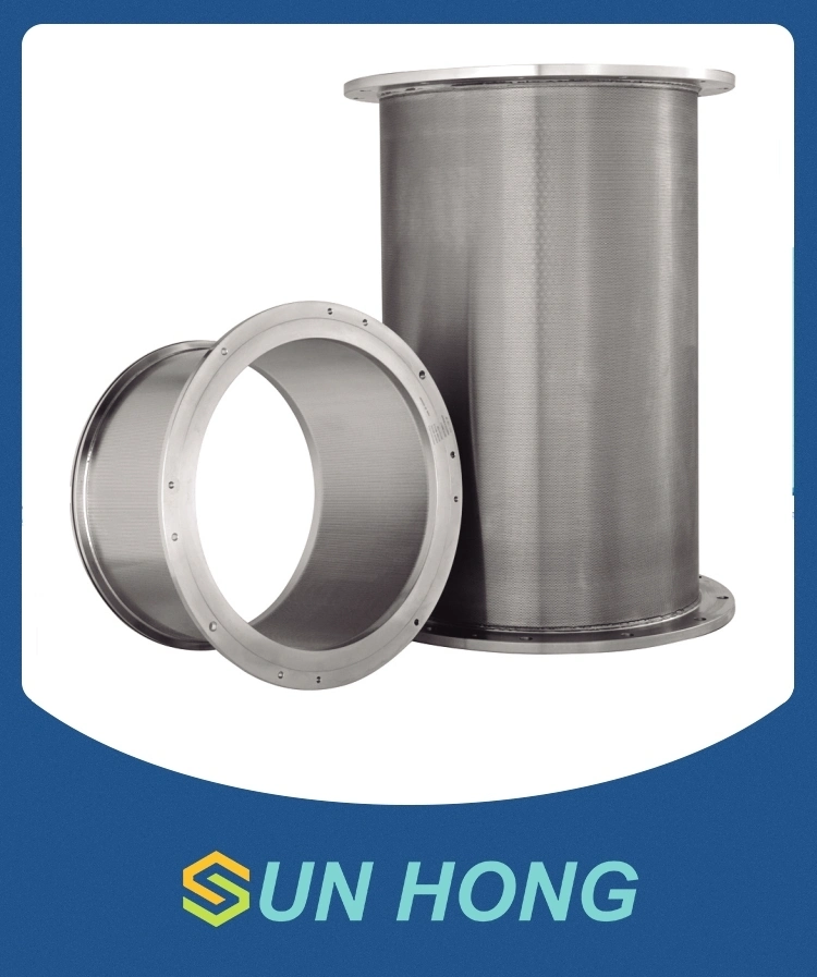 Slot Drilled High Pressure Screen Basket for Pulp Making