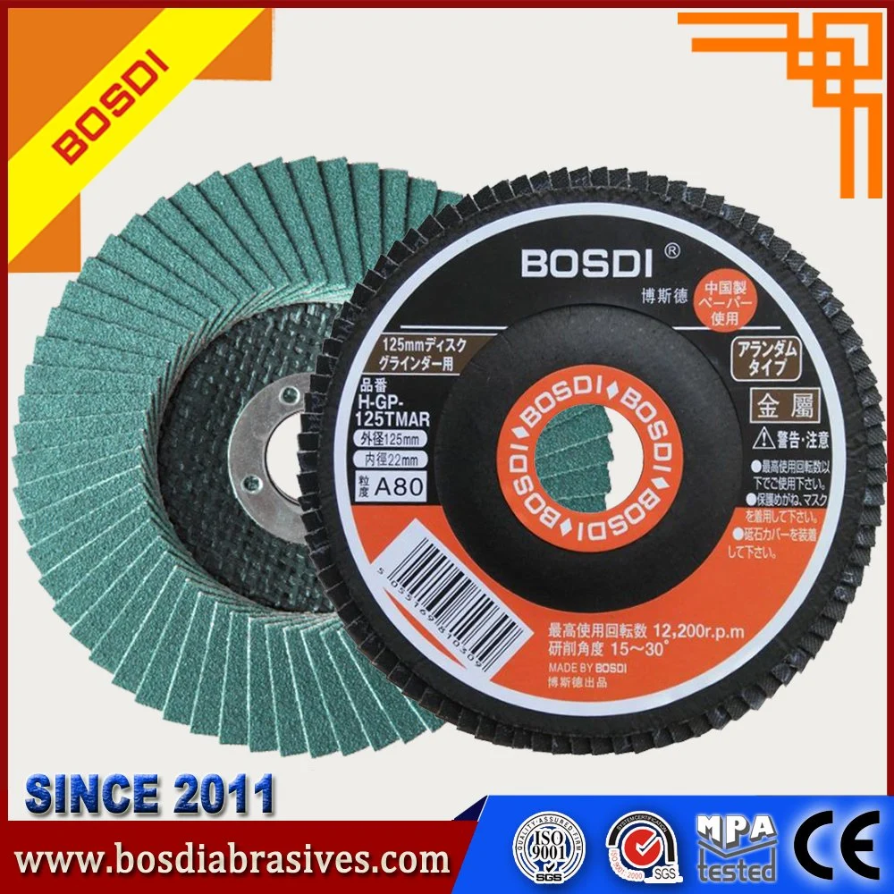 Zirconia Coated Flap Wheel Grinding for Aluminum /Metal/Stainless Steel Surface Polishing